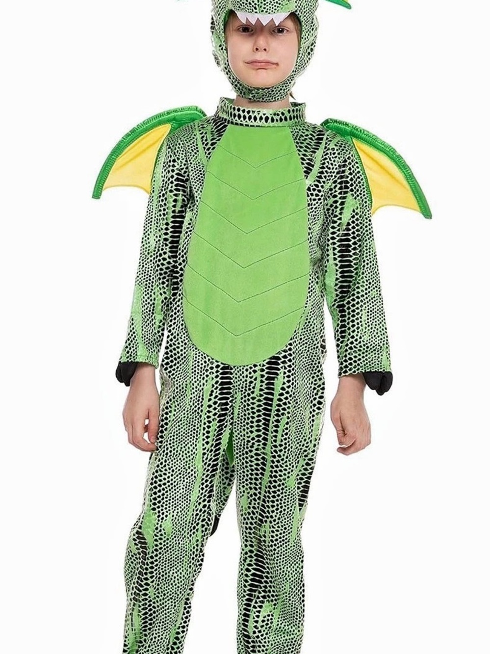 Green & Black Dragon Halloween Costume